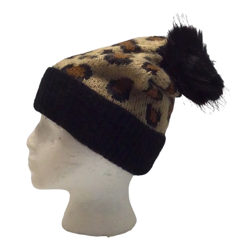 💚 Torrid Leopard Print Knit Hat NWOT